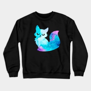 Cute Galaxy Fox Art Crewneck Sweatshirt